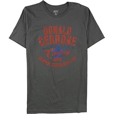 Imagem de Camiseta masculina UFC Donald Cerrone Cowboy Graphic, cinza, extragrande