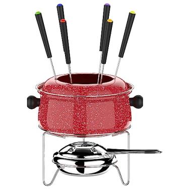 Imagem de Euro Home - Conjunto Fondue Médio Color Stone 10 Peças - HH7814