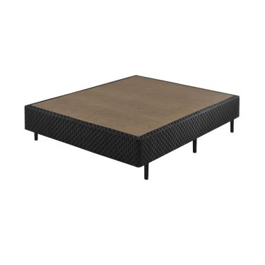 Imagem de Somiê ECO Bordado Casal 138x198x40cm Ecoflex Preto