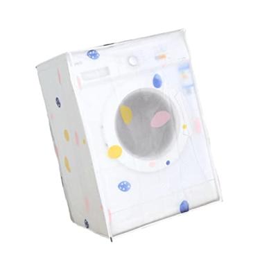 Imagem de UKCOCO Protetor À Prova D'Água Para Lavadora E Secadora Tampa Externa Da Lavadora E Secadora Protetor De Tampa Para Lavadora E Secadora À Prova D'Água Proteção Da Tampa Transparente