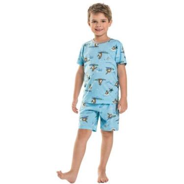 Imagem de Pijama Camiseta E Bermuda Em Meia Malha Quimby