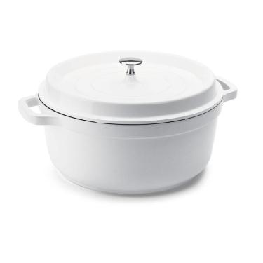 Imagem de Caçarola Hércules Revestimento Ceramico Indução Branca 4,3L 25,4X11CM