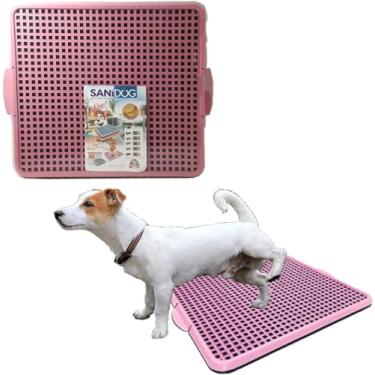 Imagem de Tapete Sanitário Canino Pipi Dog Banheiro Pet Tapete Cachorro - P (Rosa)