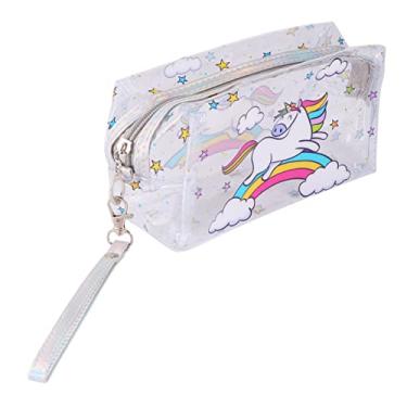 Imagem de DOITOOL 1 Unidade saco cosmético transparente bolsa cosmética única bolsa feminina Bolsa de cosméticos bolsas de maquiagem bolsa de maquiagem feminina saco de armazenamento Desenho animado