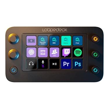 Imagem de Loupedeck Live S – O console de streaming para produtividade de desktop, controle total de transmissão e criação de conteúdo com botões de tela sensível ao toque de LED personalizáveis, mostradores e botões RGB, funciona com PC e Mac