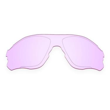 Imagem de Vonxyz Lentes de substituição para óculos de sol Oakley EV Zero Path OO9308 | EV Zero Path Asian Fit – Rosa claro baixo