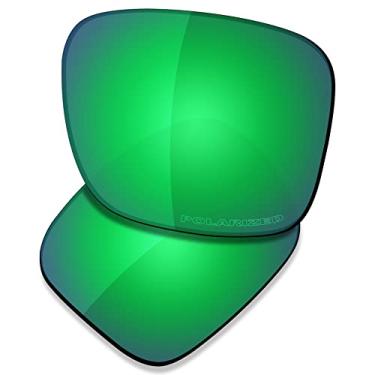 Imagem de SAUCER Lentes de substituição premium para óculos de sol Oakley Holbrook XL OO9417 de alta definição – Verde Jade polarizado