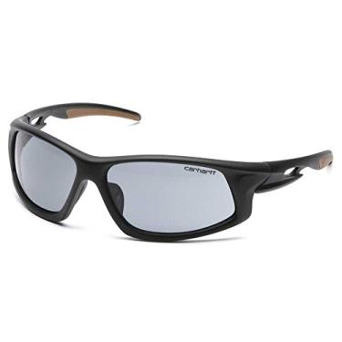 Imagem de Carhartt Óculos de segurança Ironside – Embalagem de polipropileno, armação preta/bronze, lente cinza antiembaçante