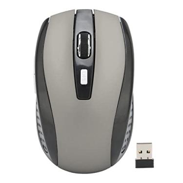 Imagem de Mini Mouse Sem Fio, Mouse Sem Fio De 2,4 GHz Com Mini Receptor USB 3 Níveis DPI Mouse óptico Ajustável Para Acessórios De Computador Portátil(Cinza)