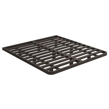 Imagem de Estrutura De Cama De Metal, Estrutura De Cama Moderna Queen Preta, Estrutura De Cama Em Tamanho Real Com Pernas De Apoio, Para Quartos, Apartamentos, Hotel (Color : H 11.8in, Size : 59x78in)