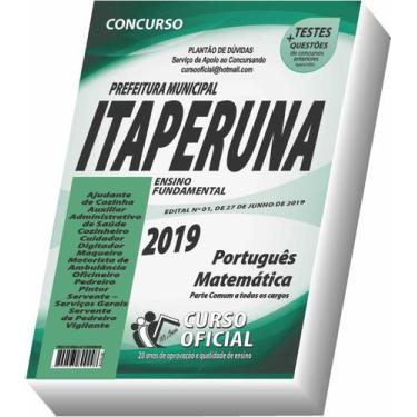 Imagem de Apostila Prefeitura De Itaperuna - Nível Fundamental - Curso Oficial