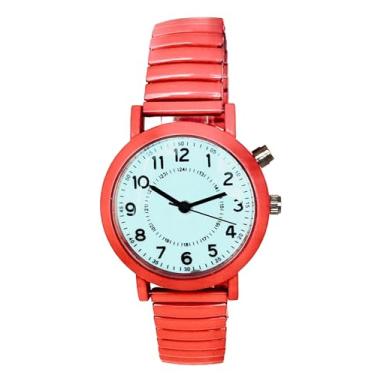 Imagem de Relógio masculino feminino de 32 mm com luz noturna e elástico