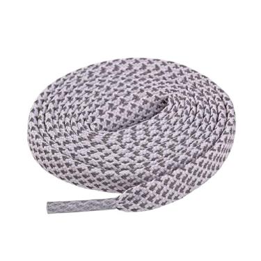 Imagem de Cadarços Refletivos Para Tênis, Cadarços Planos Luminosos Que Brilham No Escuro, Cadarços Esportivos Para Adultos E Crianças (Color : WHITE, Size : 100cm)