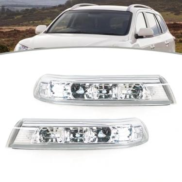 Imagem de JESYMBX Para Hyundai Santa Fe 2010 2011 2012 Veracruz IX55 2007-2012 Par de luzes de seta do espelho retrovisor