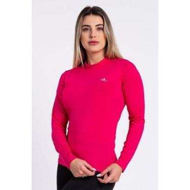 Imagem de Camisa Térmica Manga Longa Feminina Peluciada PINK-Feminino