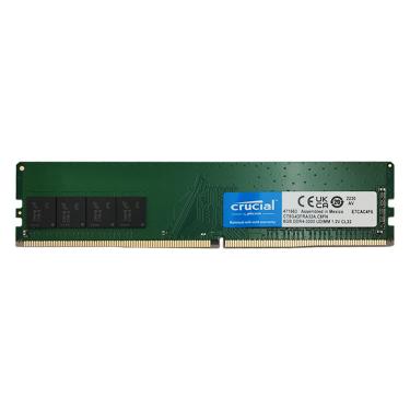 Imagem de Memória 8GB Crucial, DDR4, 3200MHz, CL22 - CT8G4DFRA32A