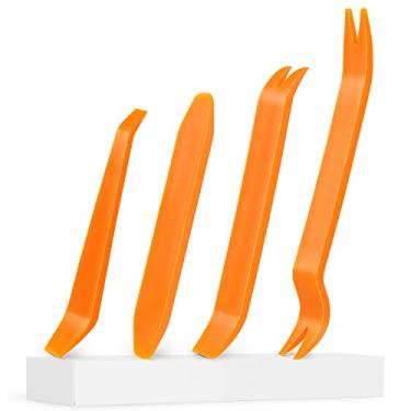 Imagem de GOOACC Painel de clipe de carro kit de desmontagem de painel de áudio e vídeo ferramenta de remoção do instalador - 4 peças