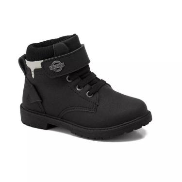 Imagem de Bota Infantil Menino Country Rodeio Confortável Macio Leve Caipira Inverno Estiloso Tira Ajustável-Masculino