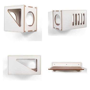 Imagem de Playground Frida para Gatos Grandes Branco