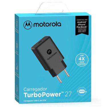 Imagem de Carregador De Parede Motorola Turbo Power 27W Sem Cabo Usb Preto