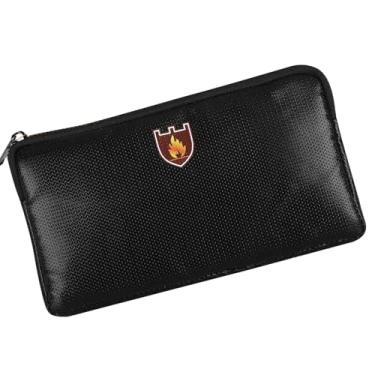 Imagem de Bolsa organizadora de dinheiro à prova d'água à prova de fogo para documentos e dinheiro, bolsa organizadora com zíper