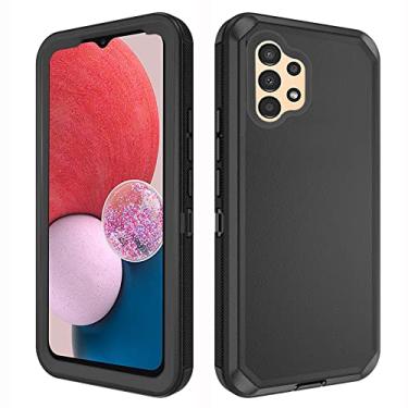 Imagem de Asuwish Capa para celular Samsung Galaxy A13 4G híbrida, resistente, à prova de choque, rígida, à prova de queda, corpo inteiro, dupla, 3 camadas, resistente, acessórios móveis Gaxaly A13 Galaxies 13A