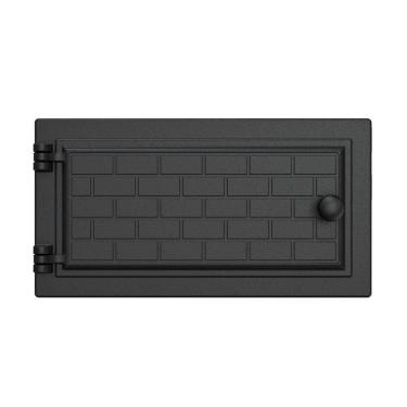 Imagem de Porta De Forno A Lenha Em Ferro Fundido Tijolinho 33x15cm