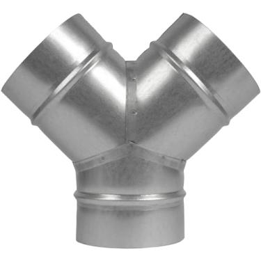 Imagem de Vent Systems Conector de duto de 10 cm (4") adaptador/divisor de mangueira de 3 vias para conector de tubo redondo em forma de T - ventilador extrator - conector de ventilação de secador de mangueira de duto - 4 polegadas 3 vias encaixe