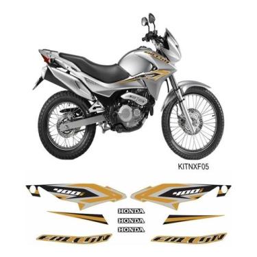 Imagem de Adesivo Carenagem Honda Nx4 Falcon 400i 2013/2015 Kit 05 - Resitank