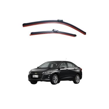 Imagem de Jogo Par Kit Palheta Dianteira Limpador Parabrisa Novo Onix - anselmo
