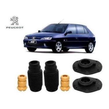 Imagem de 2 Kit Batente Coxim Amortecedor Dianteiro Peugeot 306 1994 1995 1996 1