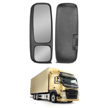 Imagem de Espelho Retrovisor p Volvo FH/FM/NH 2009 Bifocal Convexo LD - Fabbof