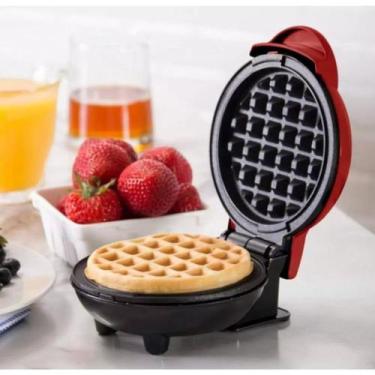 Imagem de Máquina De Waffles Portátil Elétrica Automática 110v - QG DOS PRODUTOS