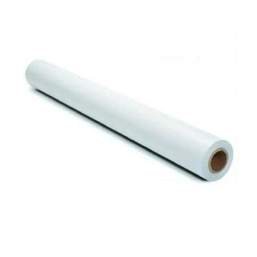 Imagem de Papel Plástico Adesivo 45cm x 10m 80 Micra Plastcover, Branco