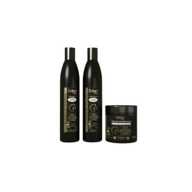 Imagem de Kit Shampoo, Condicionador e Máscara Cabelo Forte Salon Day