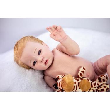 Imagem de Bebê Reborn Menino  Silicone, Toma Banho Pronta Entrega - Mundo Azul e