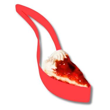 Imagem de Cortador Fatiador de Bolo em Plástico Vermelho  - Clink