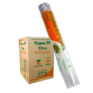 Imagem de PCT COPO 180ML ULTRA C/100 PP 100un TRANSP