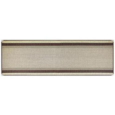 Imagem de Passadeira Sisal Antiderrapante Sem Pelo Sisllê 66cm x 2,30m Tabaco PS