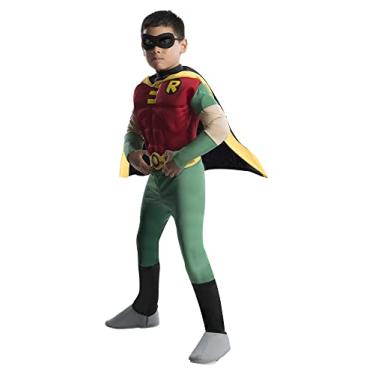 Imagem de Rubies DC Comics Teen Titans Deluxe Muscle Chest Robin Costume, Medium