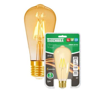 Imagem de Lâmpada Led Filamento ST64 E27 Dimerizavel Taschibra