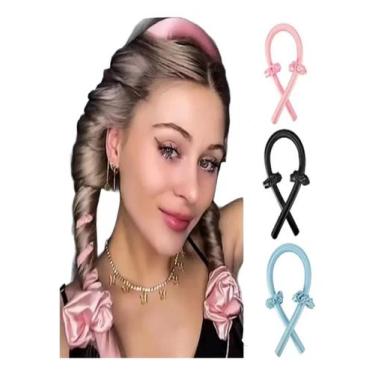 Imagem de KIT MODELADOR DE CACHOS (Heatless Curls) + SCRUNCHIES - Anny Beleza