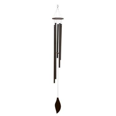 Imagem de Sino dos Ventos mensageiro dos ventos Móbile 5 tubos 85 cm - FiNEGOOD