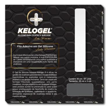 Imagem de Kit 18 - 1 areolar + 1 fita 35cm kelogel premium 1.8mm