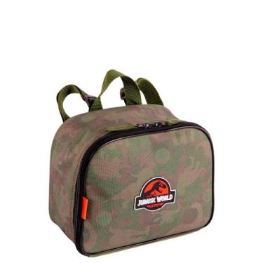 Imagem de Lancheira Térmica Escolar Sestini Plus Jurassic Rivals Masculino, Verd
