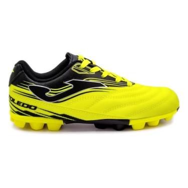 Imagem de Joma Tênis de futebol Toledo Junior HG 24, Amarelo/preto, 22
