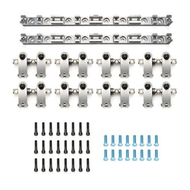 Imagem de Jesel Braço basculante, esportista, suporte de eixo, proporção de 1,70, rolo completo, alumínio, natural, cabeçotes AFR Mongoose/Dart/Edelbrock