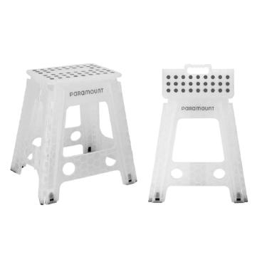 Imagem de Banqueta Banco Dobrável De Plástico Com Antiderrapante