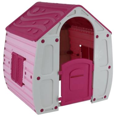 Imagem de Casinha de Brinquedo Faz de Conta Belfix Casa Magica Pink Rosa