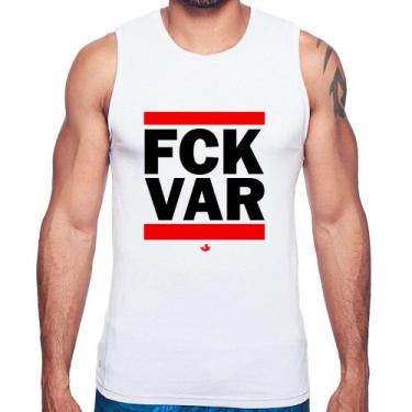 Imagem de Regata F*CK VAR - Foca na Moda, Branco, G